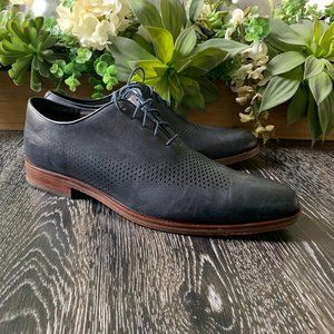Cole Haan Washington Grand Wingtip in Marine Blue